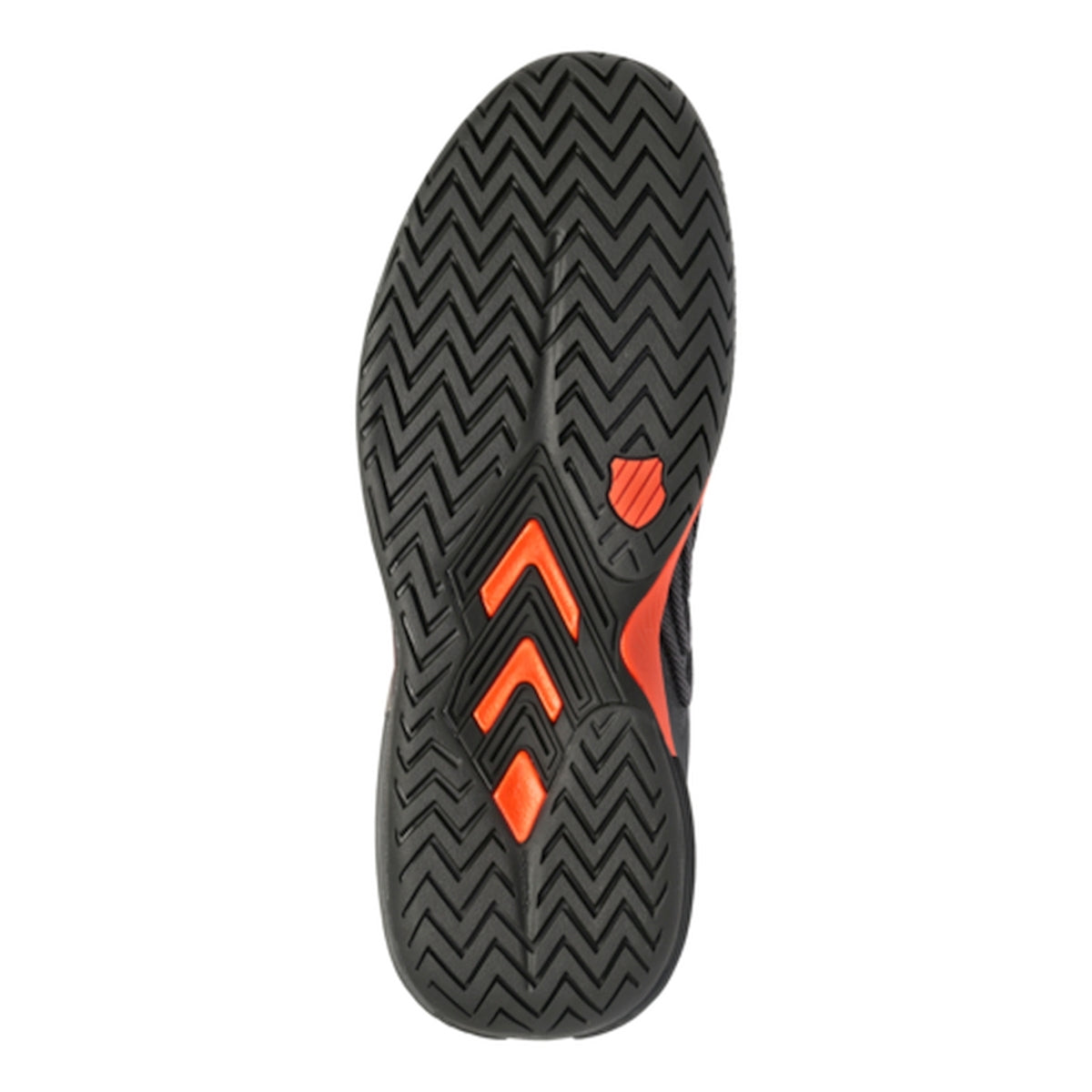 06988-061 K-Swiss Men's Ultrashot 3 Tennis Shoes (Asphalt/Jet Black/Spicy Orange)