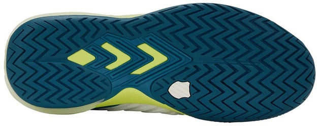 06988-136 K-Swiss Men's Ultrashot 3 Tennis Shoes (Brilliant White/Celestial/Evening Primrose)