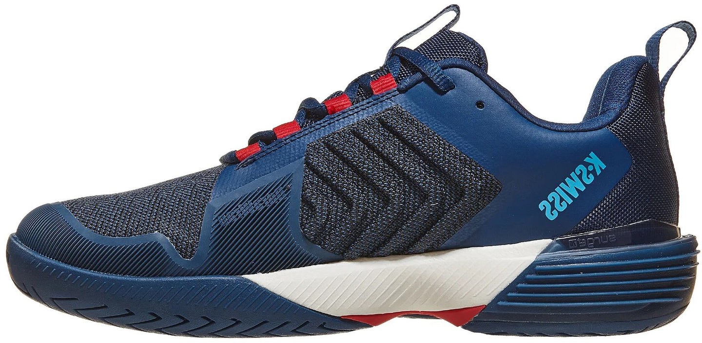 06988-640 K-Swiss Men's Ultrashot 3 Tennis Shoes (Lollipop/Blue Opal/Blanc de Blanc)