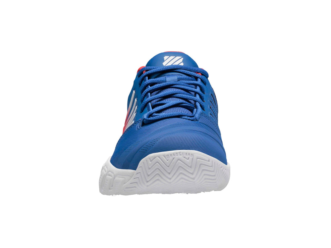 06989-444 K-Swiss Men's Bigshot Light 4 Tennis Shoes (Classic Blue/White/Berry Red) - Front
