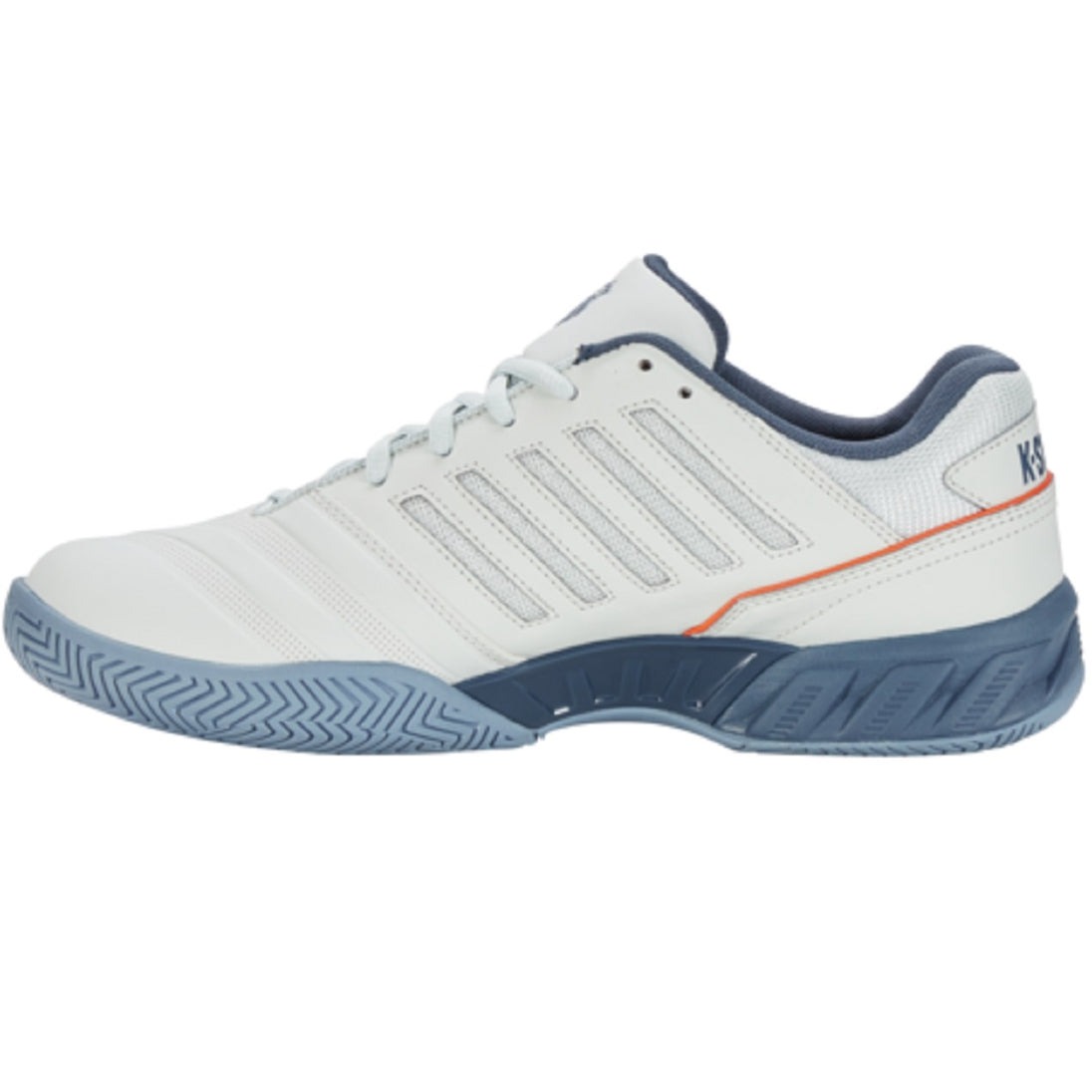 06989-484 K-Swiss Men's Bigshot Light 4 Tennis Shoes (Blue Blush/Orion Blue/Windward Blue) - Left