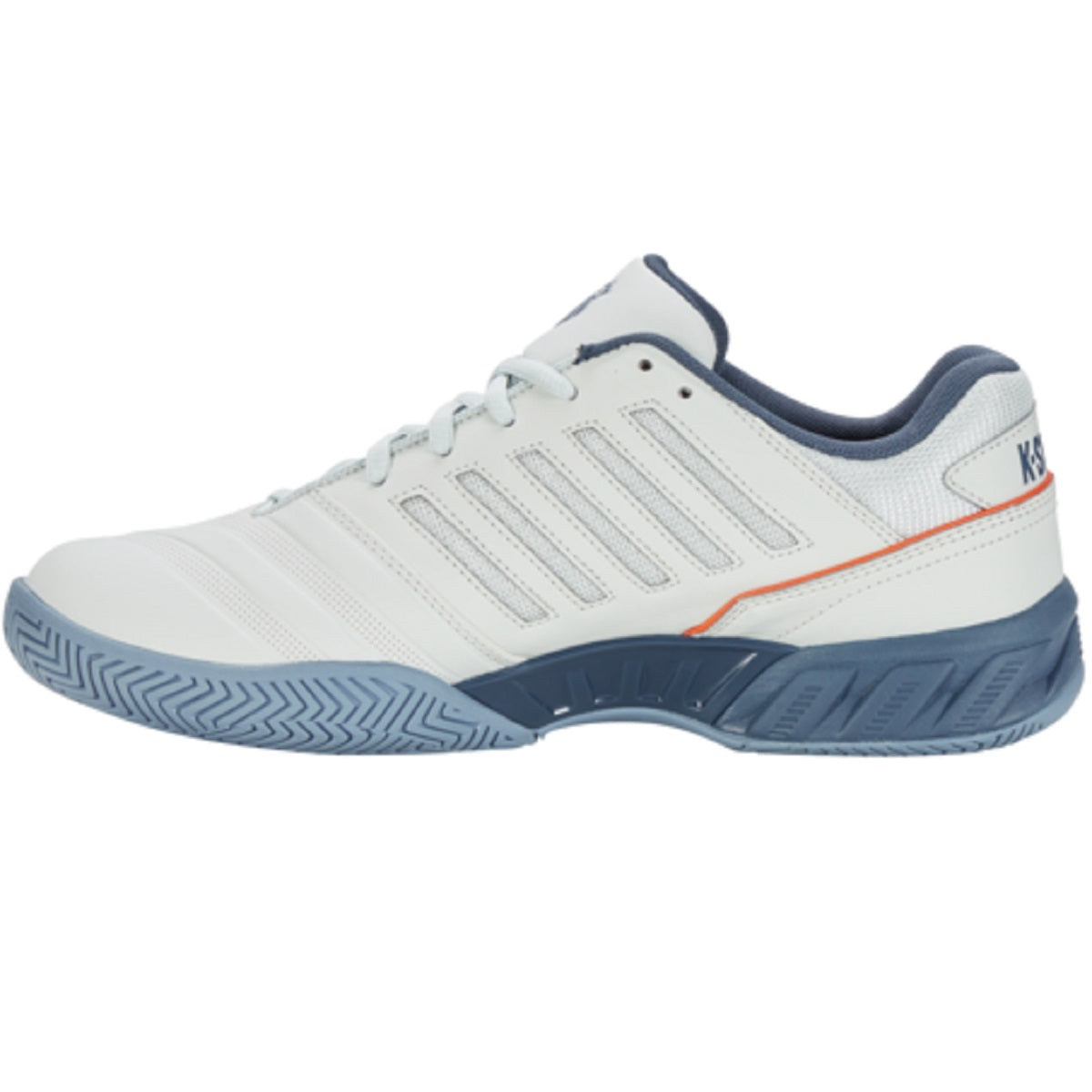 06989-484 K-Swiss Men's Bigshot Light 4 Tennis Shoes (Blue Blush/Orion Blue/Windward Blue) - Left