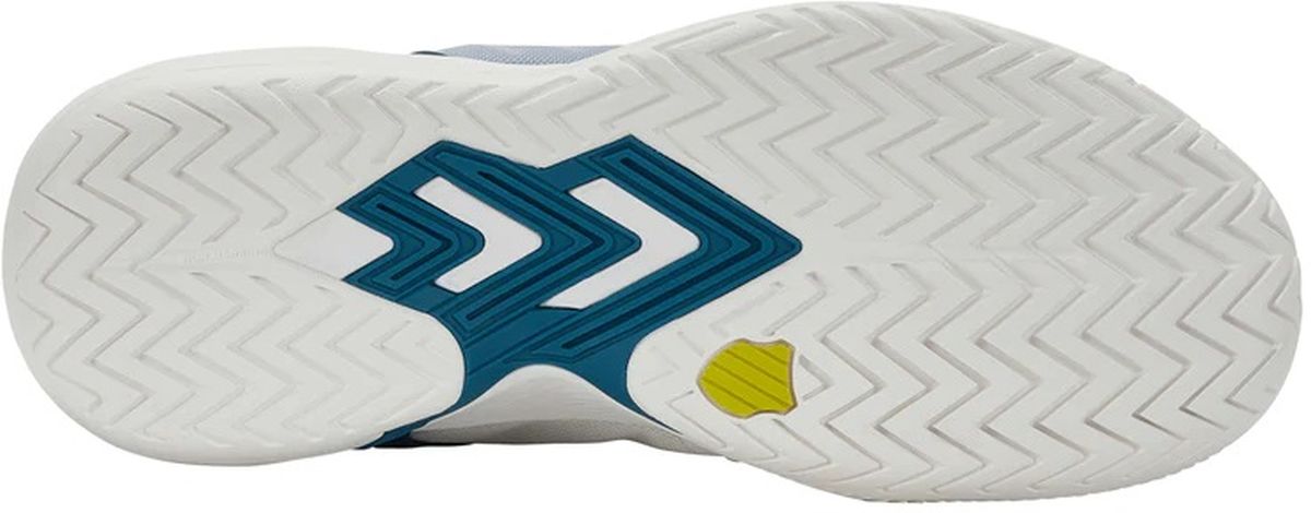07395-136 K-Swiss Men's Ultrashot Team Tennis Shoes (Brilliant White/Celestial/Evening Primrose)
