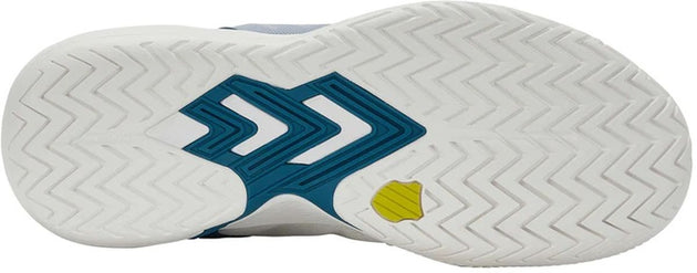 07395-136 K-Swiss Men's Ultrashot Team Tennis Shoes (Brilliant White/Celestial/Evening Primrose)