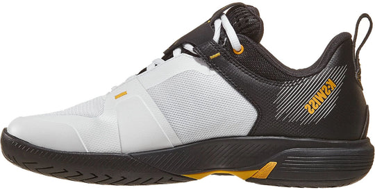 07395-140 K-Swiss Men's Ultrashot Team Tennis Shoes (White/Moonless Night/Amber Yellow)