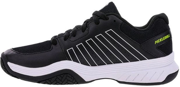 08552-099 K-Swiss Men's Court Express Pickleball Shoes (Black/White/Evening Primrose)