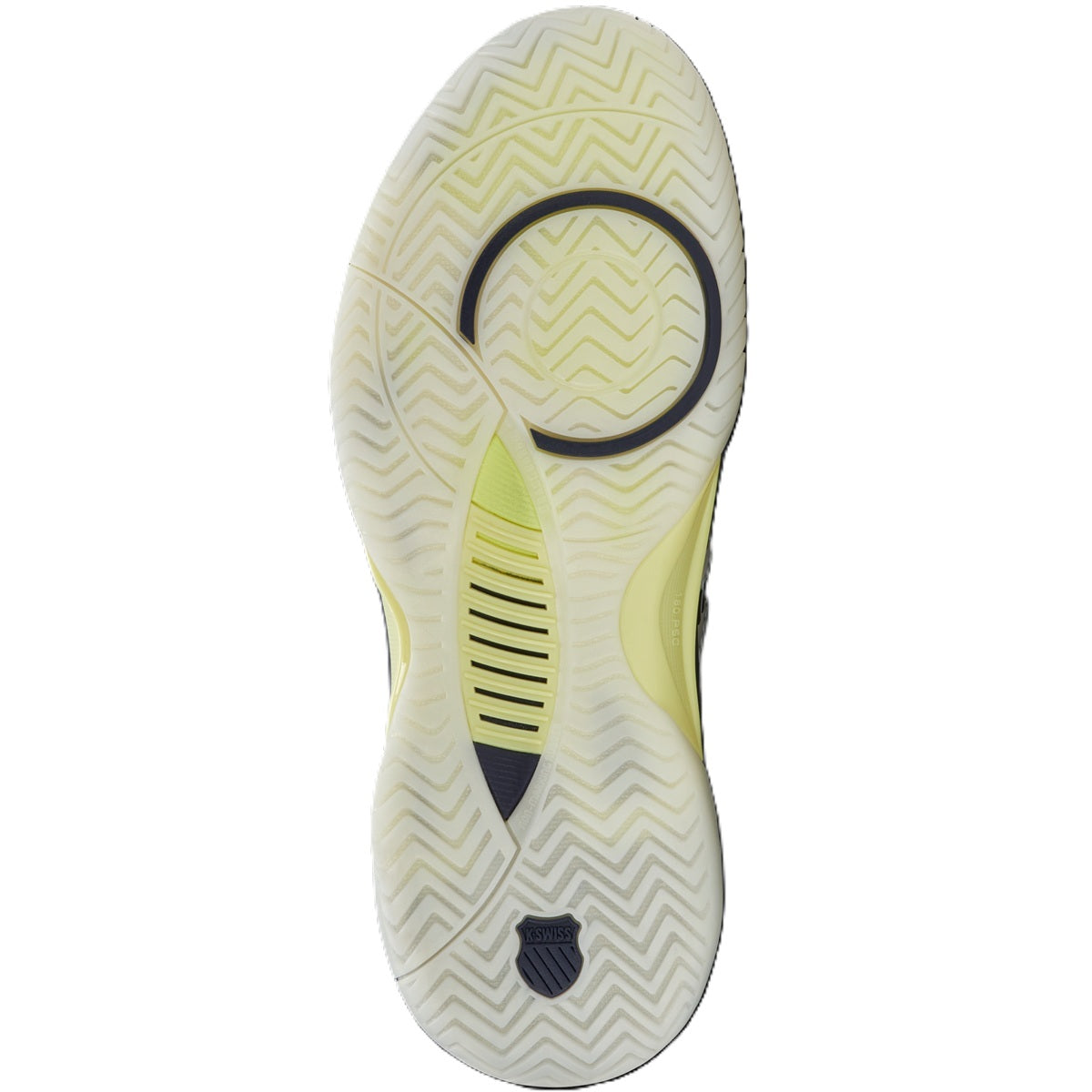 K-Swiss Men's Hypercourt Supreme 2 Tennis Shoes (Blanc de Blanc/Naval Academy/Luminary Green)