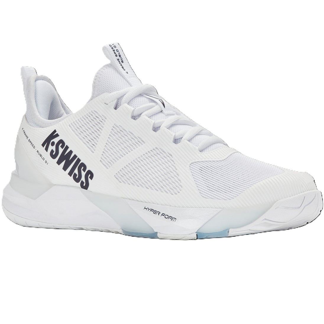 K-Swiss Men’s K-Frame Speed Rublo Tennis Shoes (White/Peacoat)