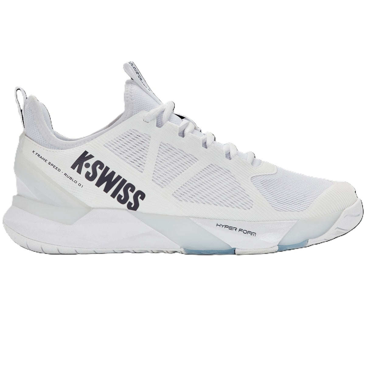 K-Swiss Men’s K-Frame Speed Rublo Tennis Shoes (White/Peacoat)