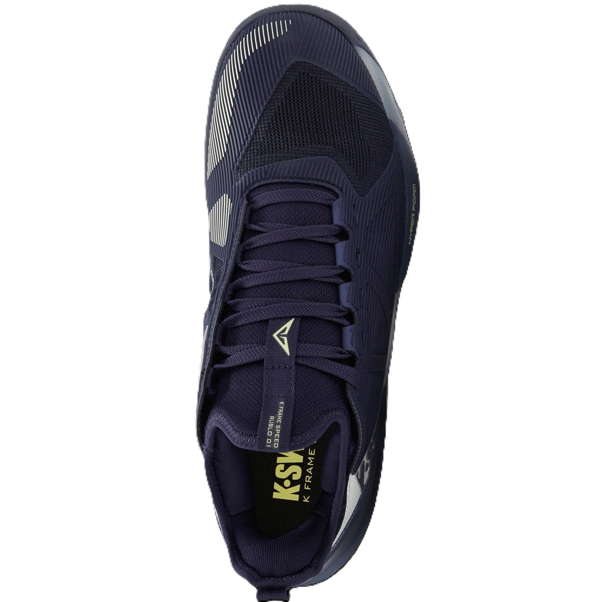 K-Swiss Men’s K-Frame Speed Rublo Tennis Shoes (Naval Academy/Vintage Indigo/Blanc de Blanc)
