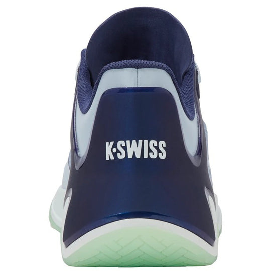 09491-410 K-Swiss Men's K-Frame Pickleball Performance Shoes (Artic Ice/Oceana/Patina Green)