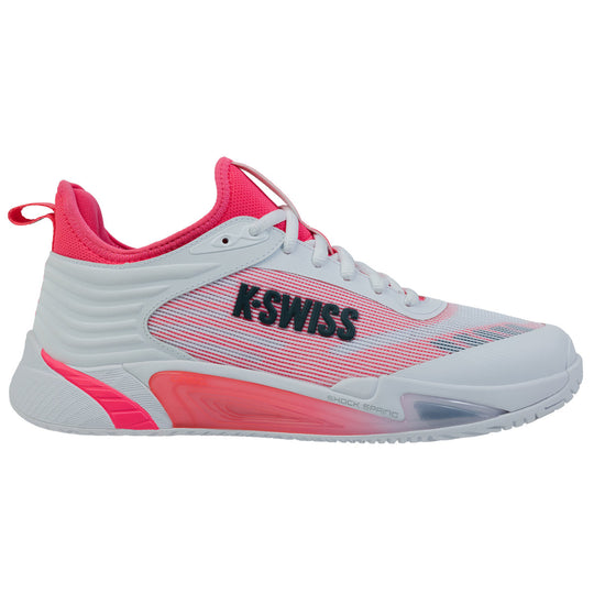 09494-106 K-Swiss Men’s Hypercourt Pinnacle Tennis Shoes (White Neon Blaze Stargazer)