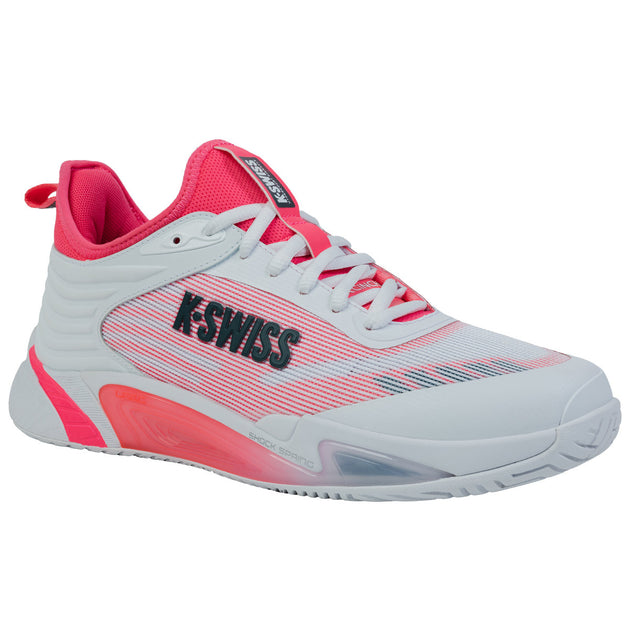 09494-106 K-Swiss Men’s Hypercourt Pinnacle Tennis Shoes (White Neon Blaze Stargazer)