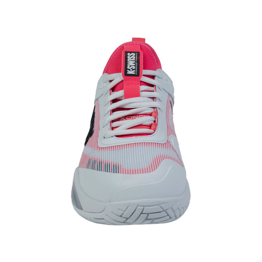 09494-106 K-Swiss Men’s Hypercourt Pinnacle Tennis Shoes (White Neon Blaze Stargazer)