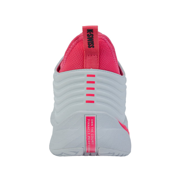 09494-106 K-Swiss Men’s Hypercourt Pinnacle Tennis Shoes (White Neon Blaze Stargazer)