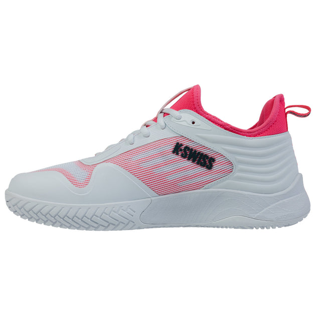 09494-106 K-Swiss Men’s Hypercourt Pinnacle Tennis Shoes (White Neon Blaze Stargazer)