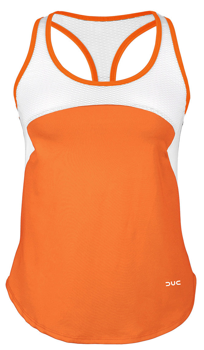 DUC Refreshing Women's Tennis Tank (Orange)