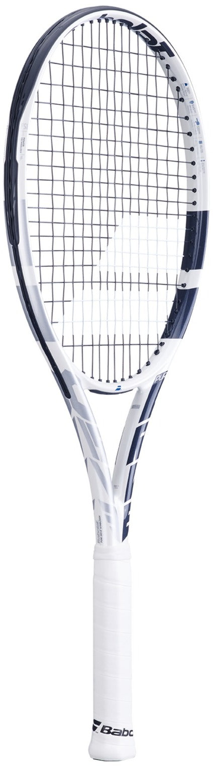 101516-100 Babolat Pure Drive Wimbledon Tennis Racquet (White/Grey)