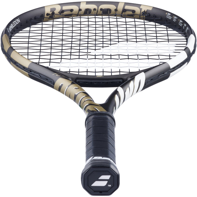 101544-100 Babolat Pure Drive Wimbledon Tennis Racquet (Navy/Gold)