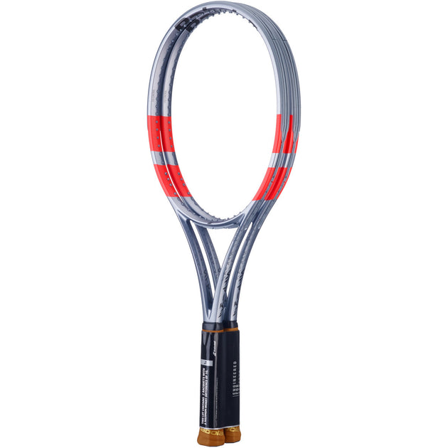 101575-3018 Babolat Pure Strike 97 X2 4th Gen Tennis Racquet (Carbon Grey)
