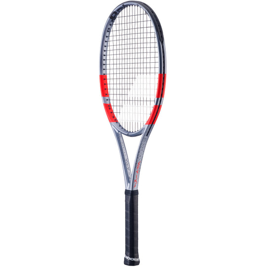 101576-3018 Babolat Pure Strike 100 16x20 4th Gen Tennis Racquet (Carbon Grey)