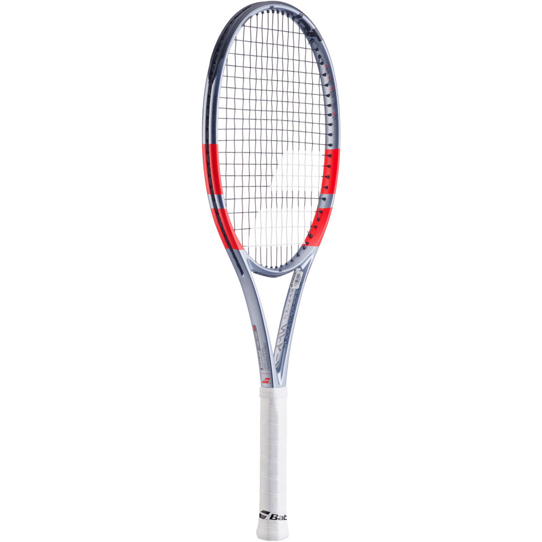 101579-3018 Babolat Pure Strike 100 16x19 4th Gen Tennis Racquet (Carbon Grey)
