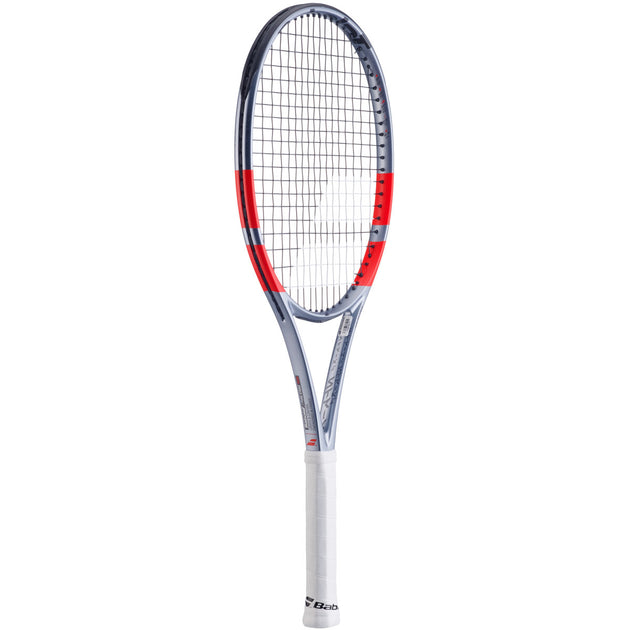 101580-3018 Babolat Pure Strike 100 Team 4th Gen Tennis Racquet (Carbon Grey)