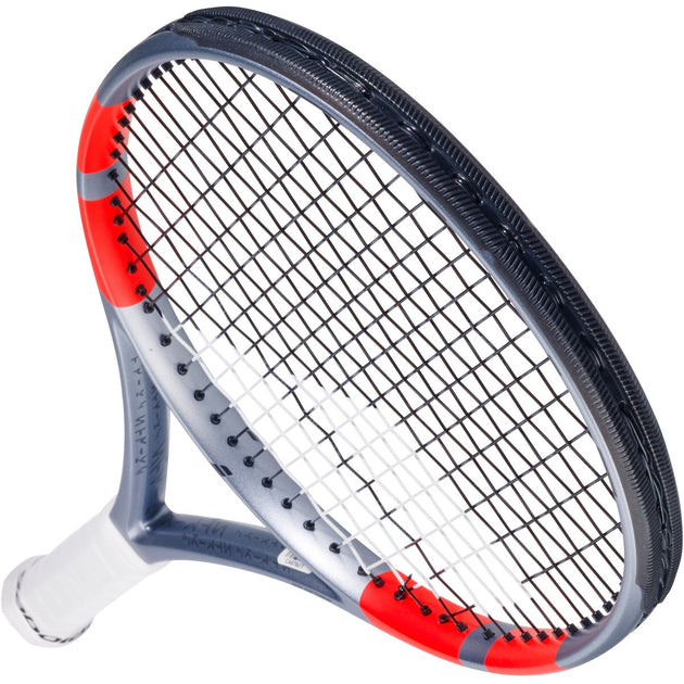 101580-3018 Babolat Pure Strike 100 Team 4th Gen Tennis Racquet (Carbon Grey)