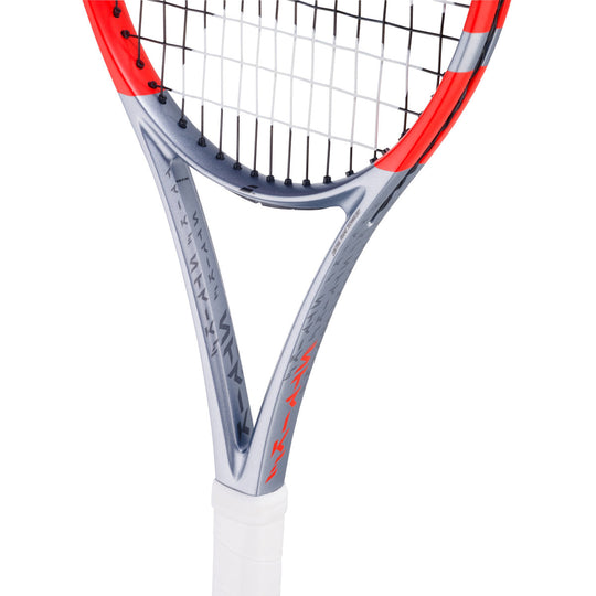 101580-3018 Babolat Pure Strike 100 Team 4th Gen Tennis Racquet (Carbon Grey)