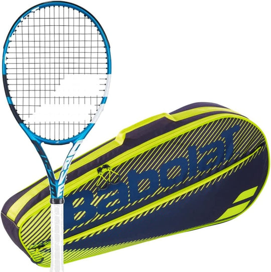 102431-751202-142-BNDL Babolat Evo Drive + Yellow Club Bag Tennis Starter Bundle