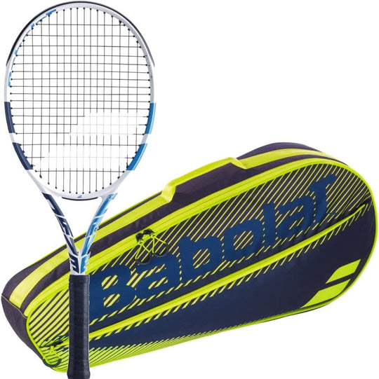 102454-153-751202-142-BNDL Babolat Evo Drive Lite W + Yellow Club Bag Tennis Starter Bundle