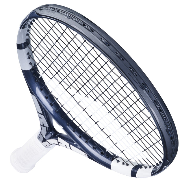 102523-100 Babolat Evo Drive 115 Wimbledon Strung Tennis Racquet (Grey/White)