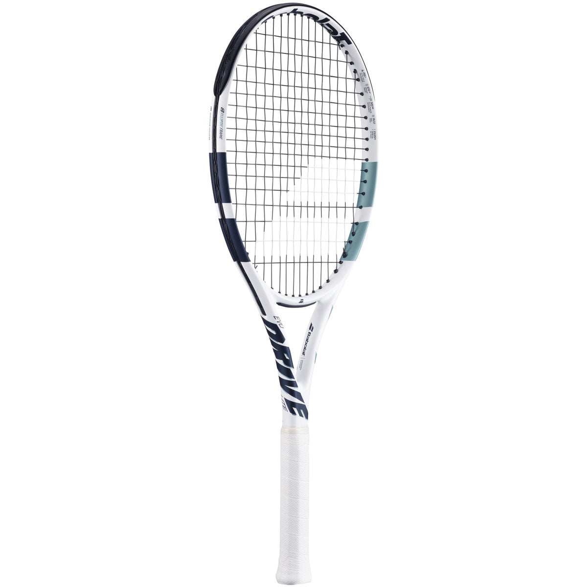Babolat Evo Drive Lite 2nd Gen Strung Tennis Racquet (White)