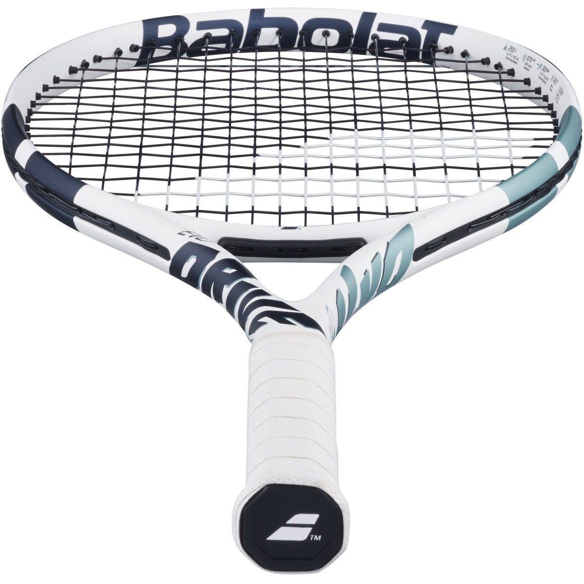 Babolat Evo Drive Lite 2nd Gen Strung Tennis Racquet (White)