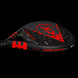 10312140 Dunlop Aero-Star Pro Padel Racket (12K) (Black/Red) - Edge - Angle - Flat