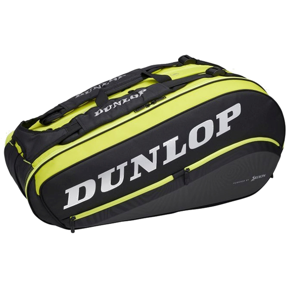 こ*ー様 土日限定　希少品　DUNLOP GALAXEED 100V Dunlop SX Performance 8 Racquet Thermo Tennis Bag (Black/Yellow)