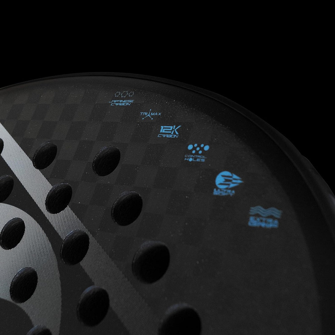 10325867 Dunlop Galactica Lite Padel Racket (Black/Silver) - Side