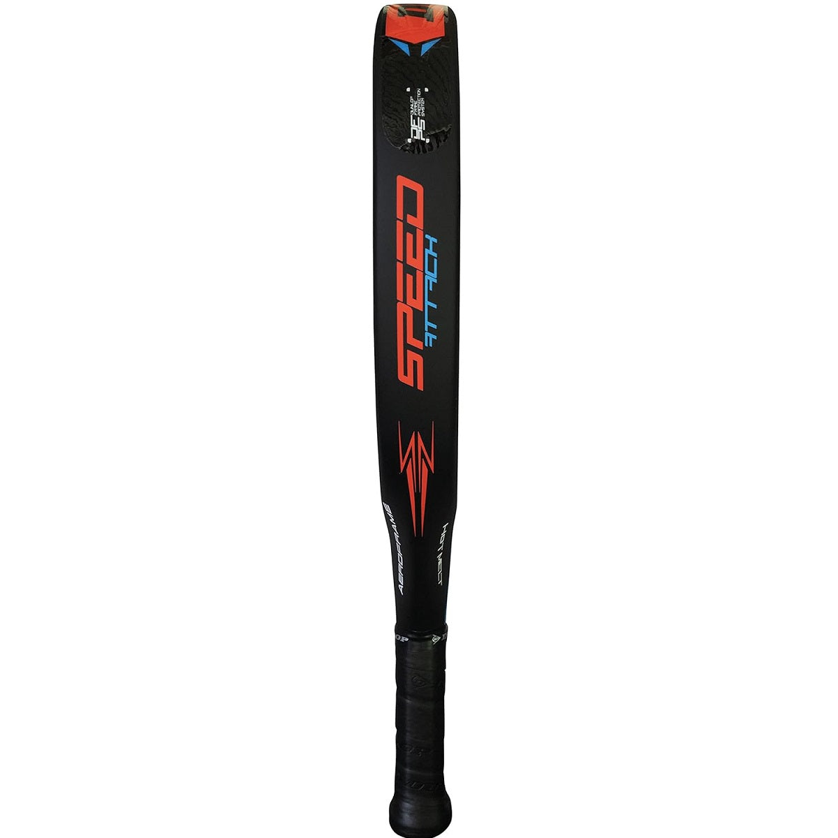 10325871 Dunlop Speed Attack Padel Racket (Black/Red/Blue) - Edge