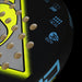 10325875 Dunlop Rapid Control 3.0 Padel Racket (Black/Blue)/Yellow) - Face 2