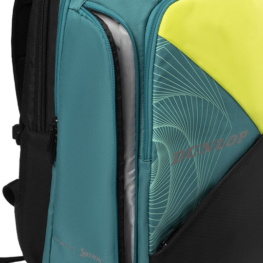 10364025 Dunlop SX Performance Tennis Backpack (Teal/Yellow)