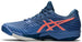 1041A182-400 ASICS Men's Solution Speed FF 2 Tennis Shoe (Blue Harmony/Guava) - Left