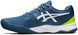1041A221-400 Asics Men's Gel Challenger 13 Clay Court Tennis Shoes (Steel Blue/White)