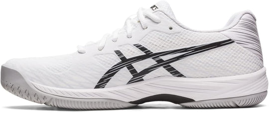 1041A337-100 Asics Men's Gel-Game 9 Tennis Shoes (White/Black)