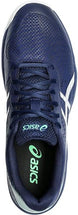 1041A337-401 Asics Men's Gel-Game 9 Tennis Shoes (Blue Expanse/White)