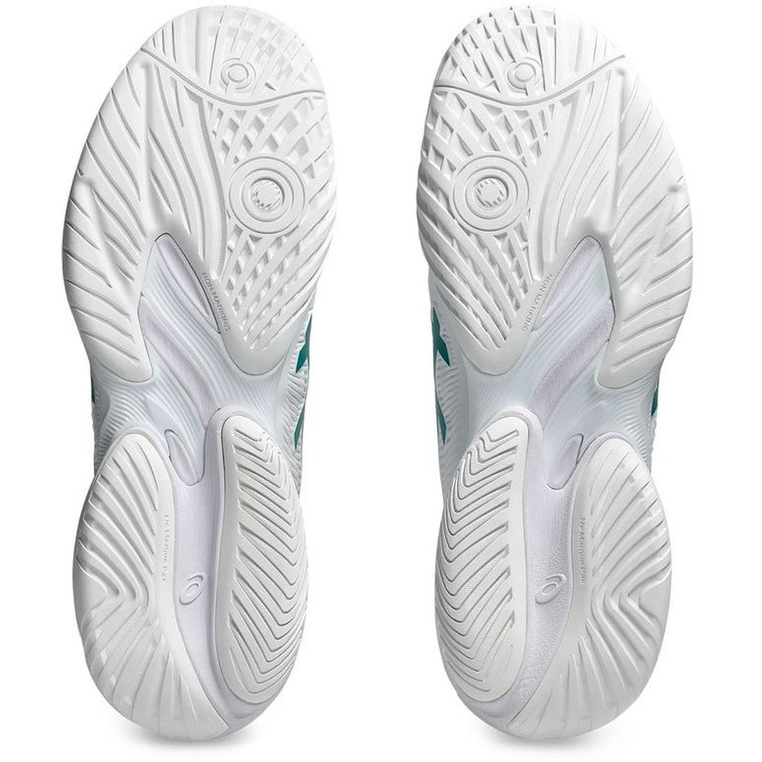 1041A361-100 Asics Men's Court FF 3 Novak Tennis Shoes (White/Pitch Green)