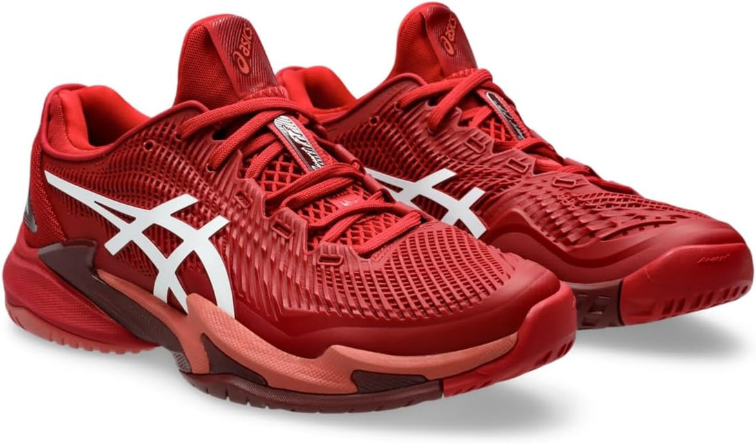 1041A361-962 Asics Men's Court FF 3 Novak Tennis Shoes (Cranberry/White)