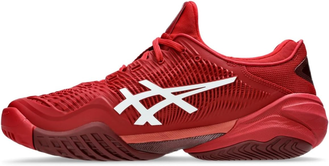 1041A361-962 Asics Men's Court FF 3 Novak Tennis Shoes (Cranberry/White)