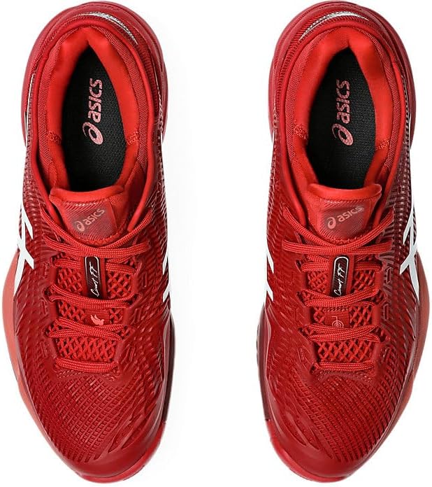 1041A361-962 Asics Men's Court FF 3 Novak Tennis Shoes (Cranberry/White)