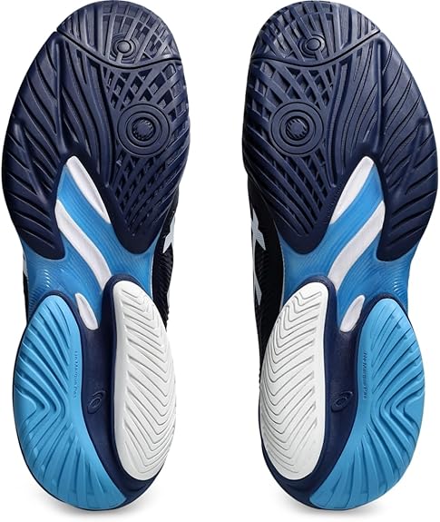 1041A361-963 Asics Men's Court FF 3 Novak Tennis Shoes (Blue Expanse/White)