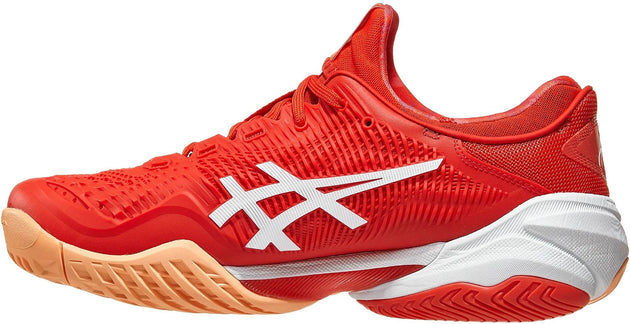 1041A363-961 Asics Men's Court FF 3 Novak Tennis Shoes (Fiery Red/White)